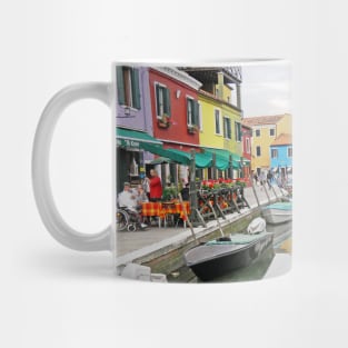 Burano is the island of lace and canals Mug